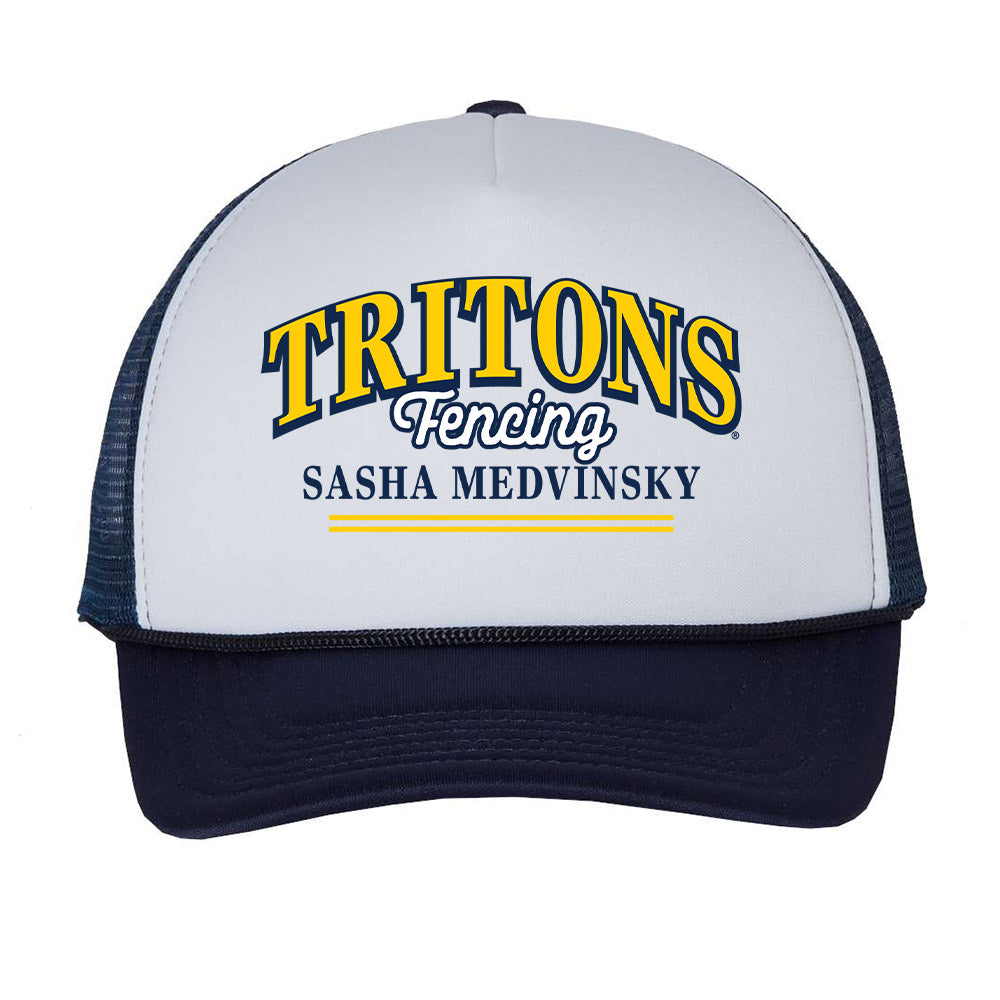 UCSD - NCAA Women's Fencing : Sasha Medvinsky - Trucker Hat-0