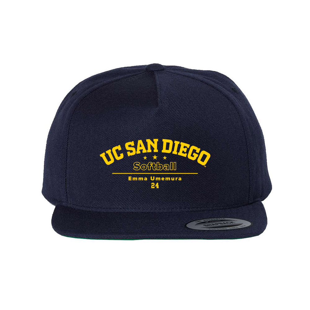 UCSD - NCAA Softball : Emma Umemura - Snapback Hat