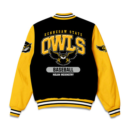 Kennesaw - NCAA Baseball : Nolan McKinstry - Bomber Jacket-1