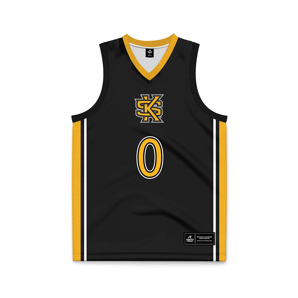 Kennesaw - NCAA Women's Basketball : Madyson Elliott - Black Basketball Jersey-0