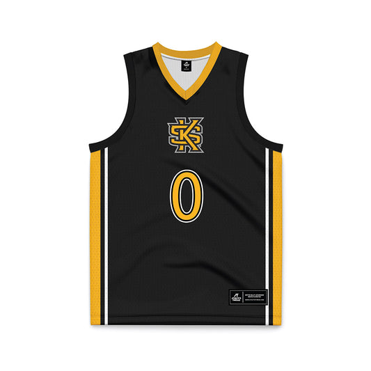 Kennesaw - NCAA Women's Basketball : Madyson Elliott - Black Basketball Jersey-0