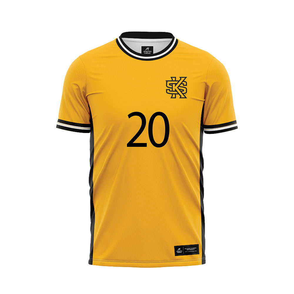 Kennesaw - NCAA Women's Soccer : Alana Nesbit - Gold Soccer Jersey-0