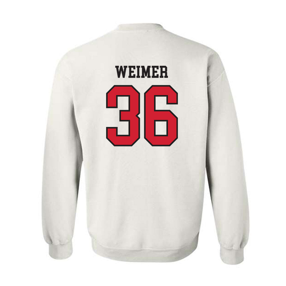 Arkansas State - NCAA Baseball : Tyler Weimer - Sports Shersey Crewneck Sweatshirt-3