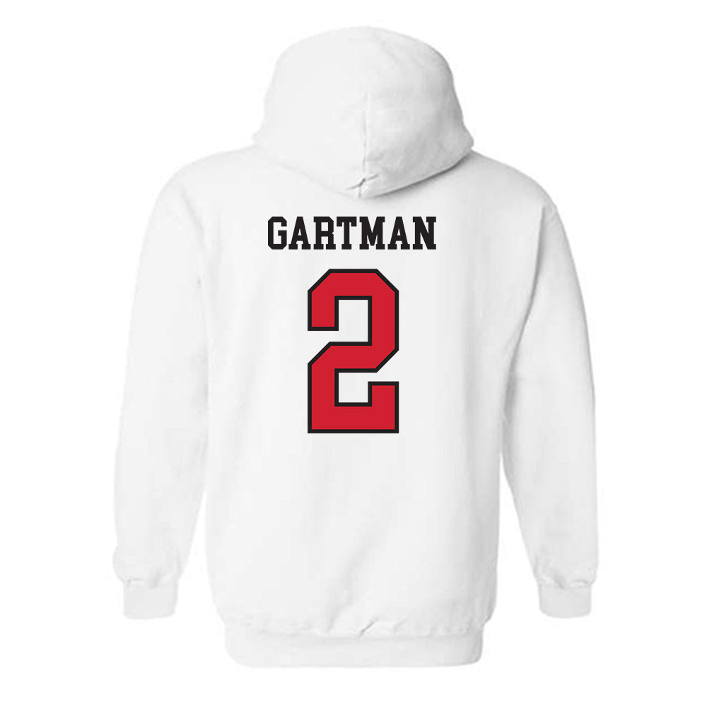 Arkansas State - NCAA Baseball : Drew Gartman - Sports Shersey Hooded Sweatshirt-1