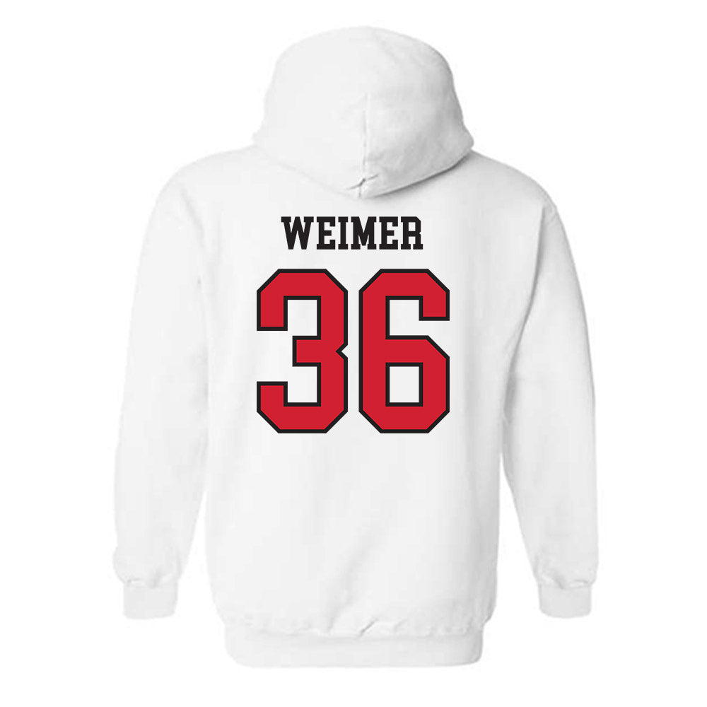 Arkansas State - NCAA Baseball : Tyler Weimer - Sports Shersey Hooded Sweatshirt-1