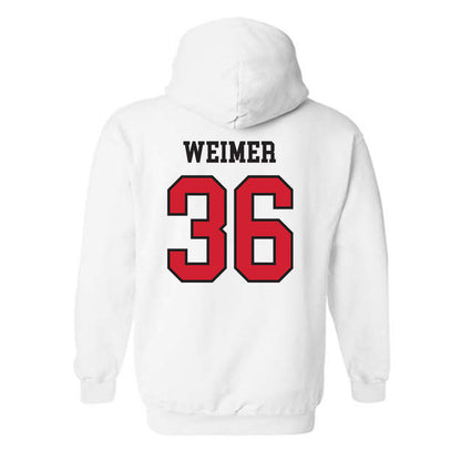 Arkansas State - NCAA Baseball : Tyler Weimer - Sports Shersey Hooded Sweatshirt-1