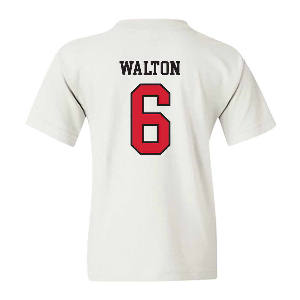 Arkansas State - NCAA Baseball : Lane Walton - Sports Shersey Youth T-Shirt-3
