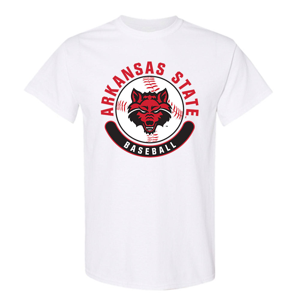 Arkansas State - NCAA Baseball : Sam Peterson - Sports Shersey T-Shirt-0