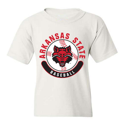 Arkansas State - NCAA Baseball : Cooper Garrison - Sports Shersey Youth T-Shirt-0