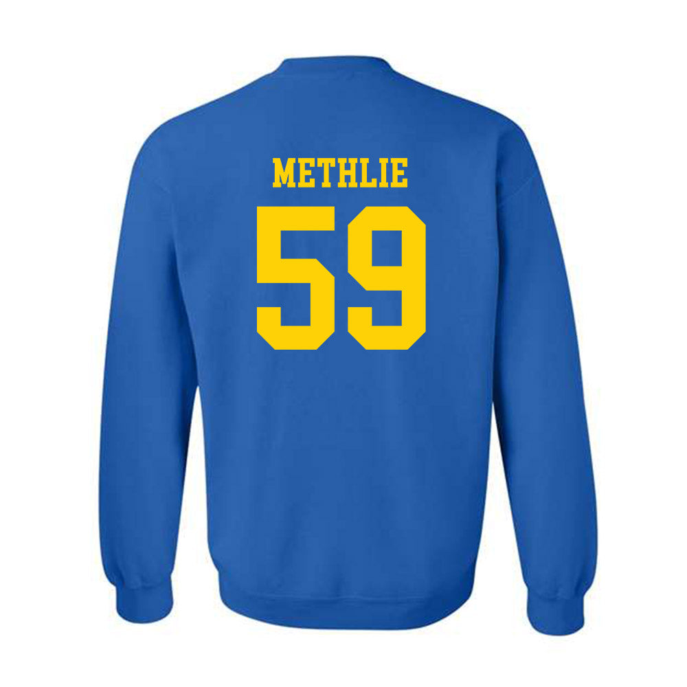 Delaware - NCAA Football : Patrick Methlie - Fashion Shersey Crewneck Sweatshirt-1