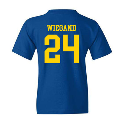Delaware - NCAA Women's Volleyball : Auna Wiegand - Fashion Shersey Youth T-Shirt-1