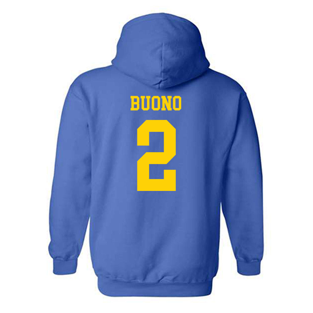 Delaware - NCAA Women's Lacrosse : Grayson Buono - Fashion Shersey Hooded Sweatshirt-1