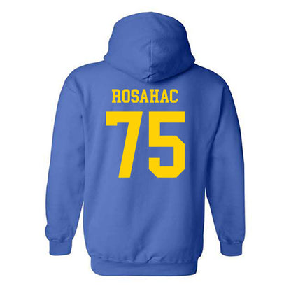 Delaware - NCAA Football : Noah Rosahac - Fashion Shersey Hooded Sweatshirt-1