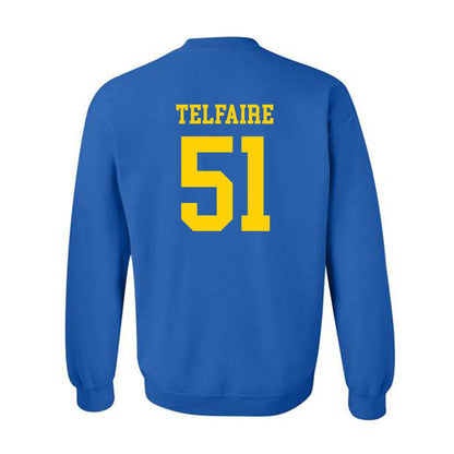 Delaware - NCAA Football : Chandler Telfaire - Fashion Shersey Crewneck Sweatshirt-1