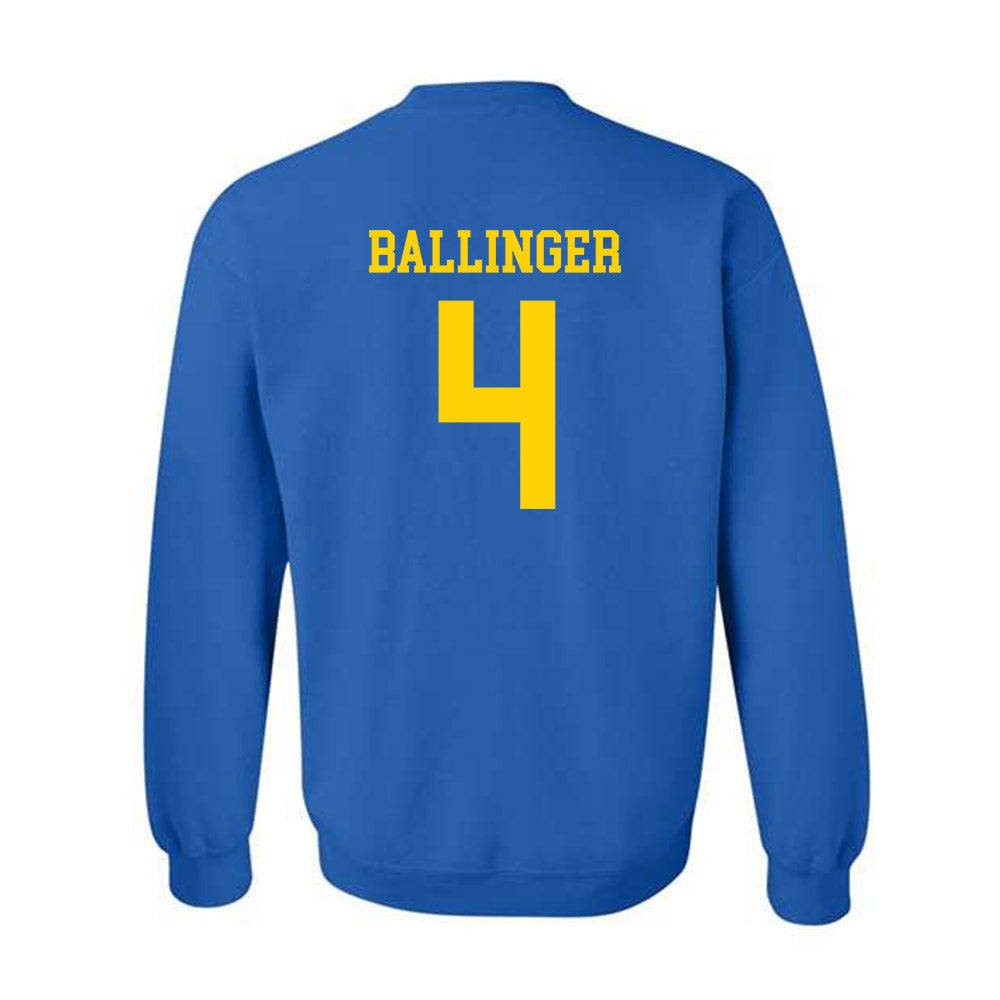 Delaware - NCAA Women's Soccer : Claire Ballinger - Fashion Shersey Crewneck Sweatshirt-3