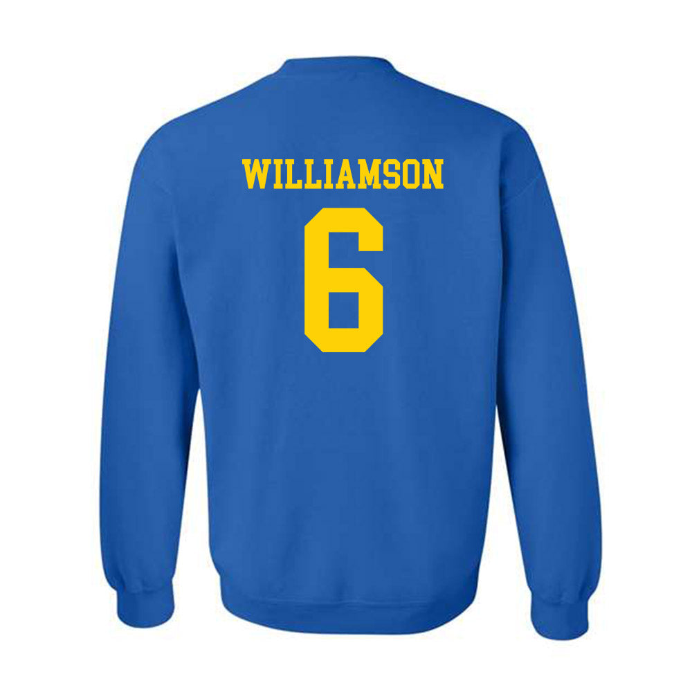 Delaware - NCAA Women's Field Hockey : Tetje Williamson - Fashion Shersey Crewneck Sweatshirt-1