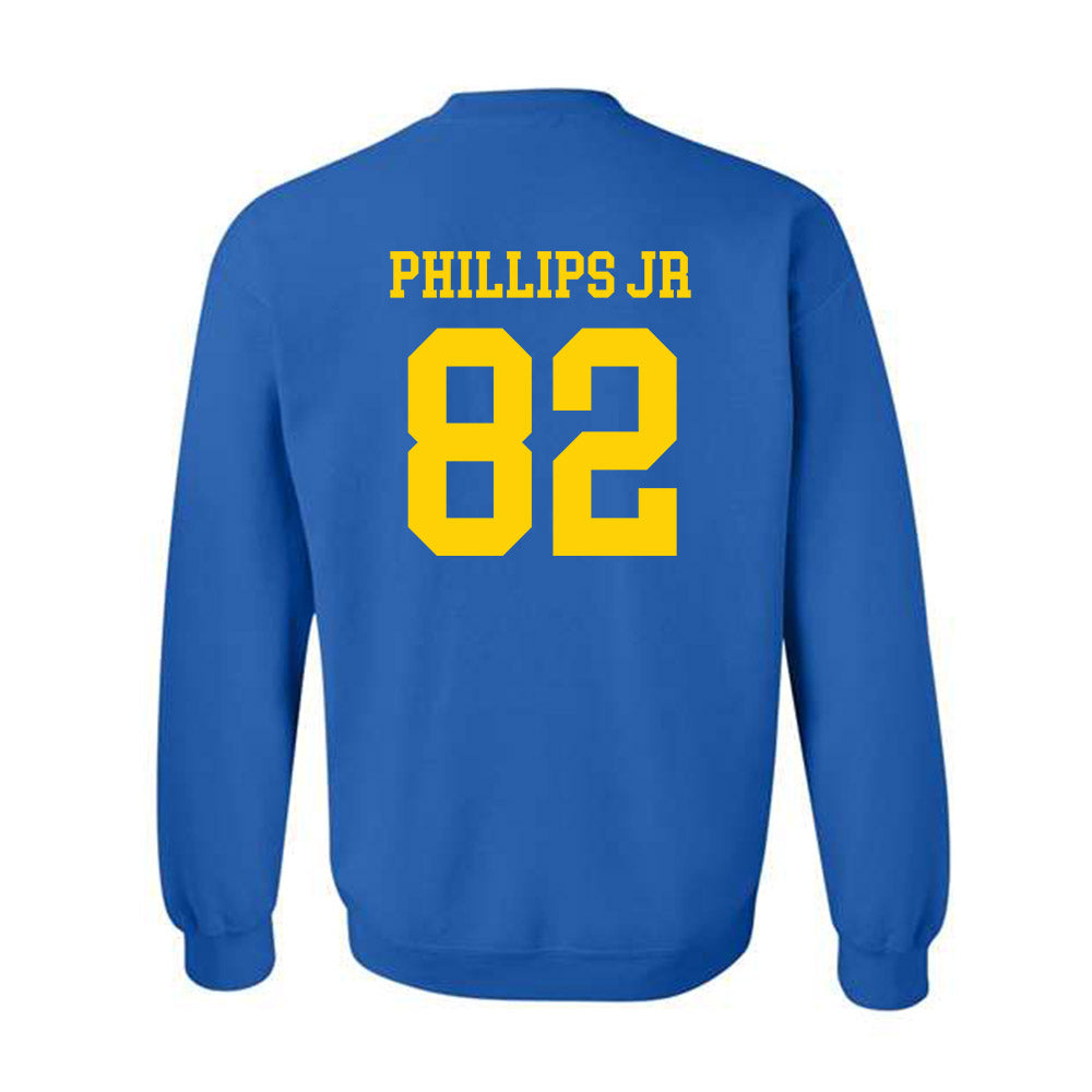 Delaware - NCAA Football : Derrick Phillips Jr - Fashion Shersey Crewneck Sweatshirt-1