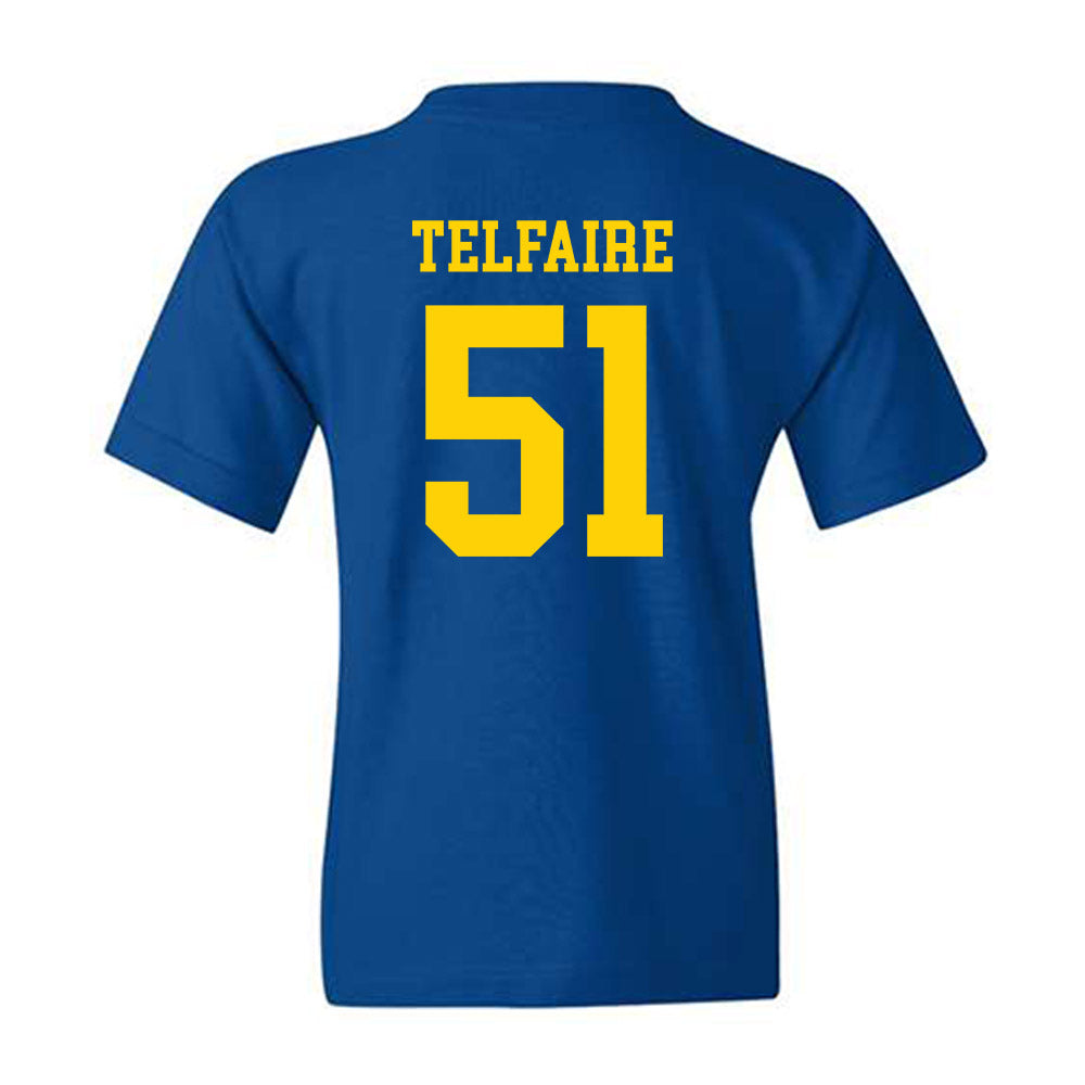 Delaware - NCAA Football : Chandler Telfaire - Fashion Shersey Youth T-Shirt-1