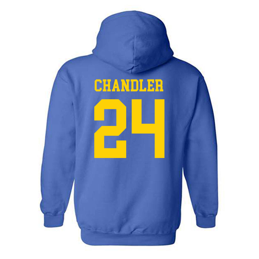 Delaware - NCAA Softball : Jamie Chandler - Fashion Shersey Hooded Sweatshirt-1