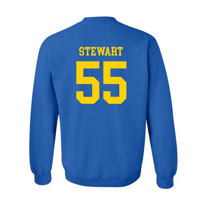 Delaware - NCAA Football : Dylan Stewart - Fashion Shersey Crewneck Sweatshirt-1