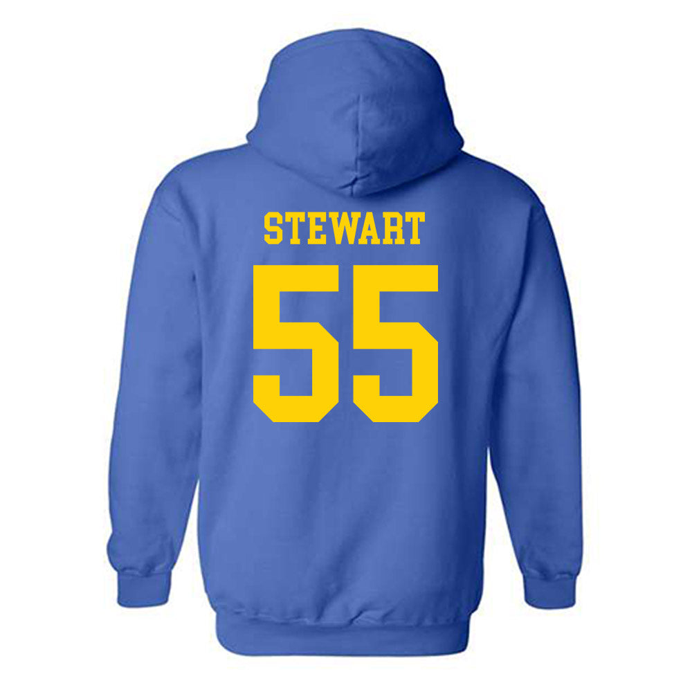 Delaware - NCAA Football : Dylan Stewart - Fashion Shersey Hooded Sweatshirt-1