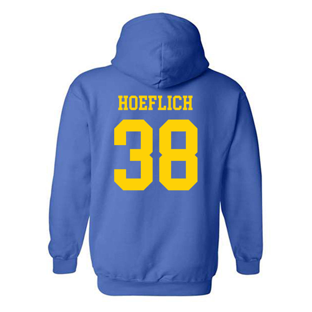 Delaware - NCAA Women's Lacrosse : Lara Hoeflich - Fashion Shersey Hooded Sweatshirt-1