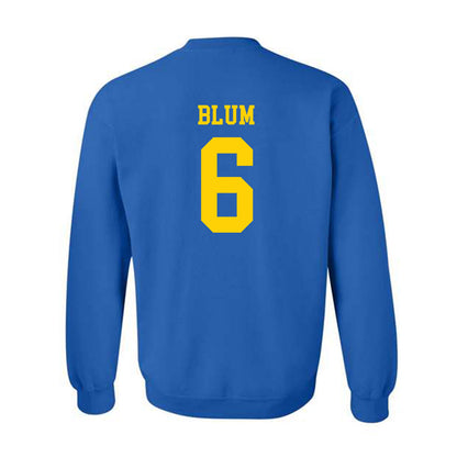 Delaware - NCAA Ice Hockey : Kacey Blum - Fashion Shersey Crewneck Sweatshirt-1