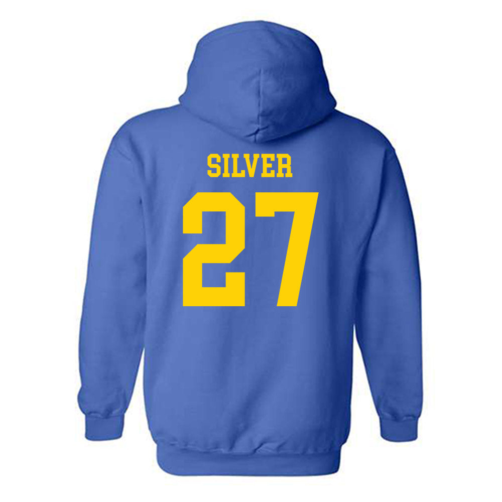 Delaware - NCAA Football : Jo Silver - Fashion Shersey Hooded Sweatshirt