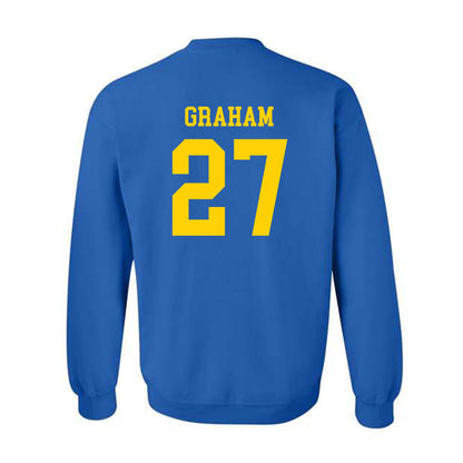 Delaware - NCAA Football : AJ Graham - Fashion Shersey Crewneck Sweatshirt-1