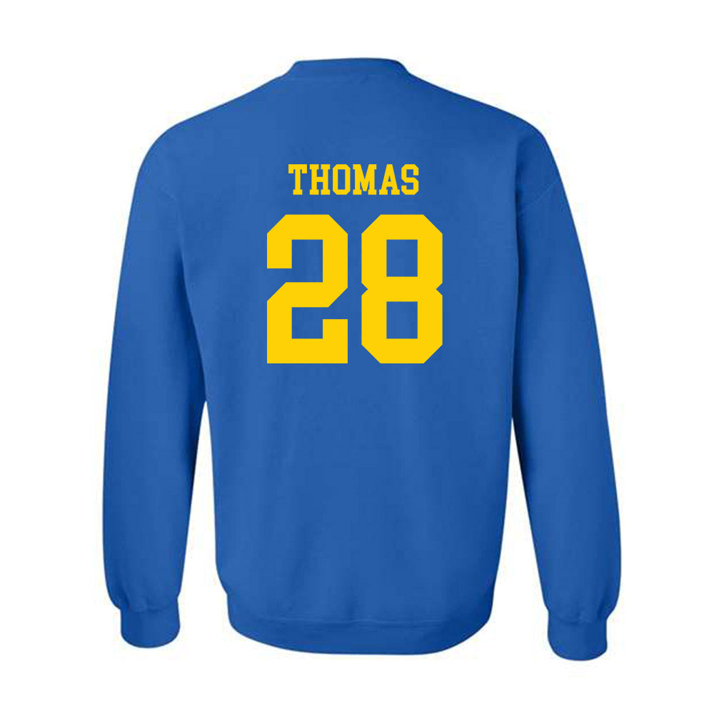 Delaware - NCAA Softball : Ryleigh Thomas - Fashion Shersey Crewneck Sweatshirt