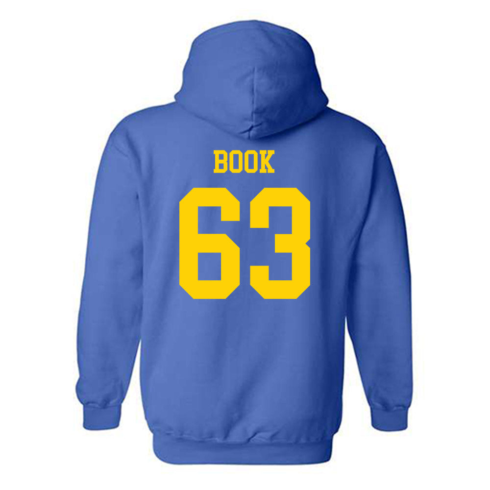 Delaware - NCAA Football : Collier Book - Fashion Shersey Hooded Sweatshirt-1