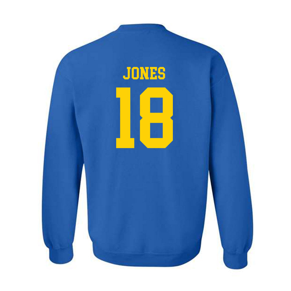 Delaware - NCAA Men's Soccer : Luke Jones - Fashion Shersey Crewneck Sweatshirt-1