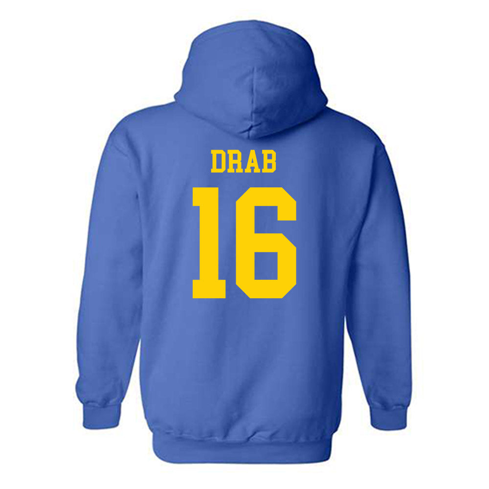 Delaware - NCAA Women's Lacrosse : Callie Drab - Fashion Shersey Hooded Sweatshirt-1