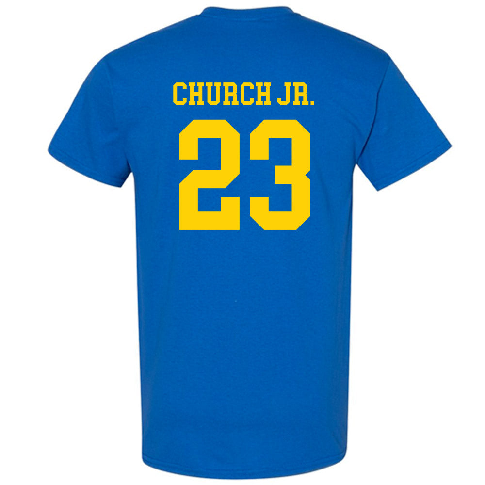 Delaware - NCAA Football : Shawn Church Jr. - Fashion Shersey T-Shirt-1