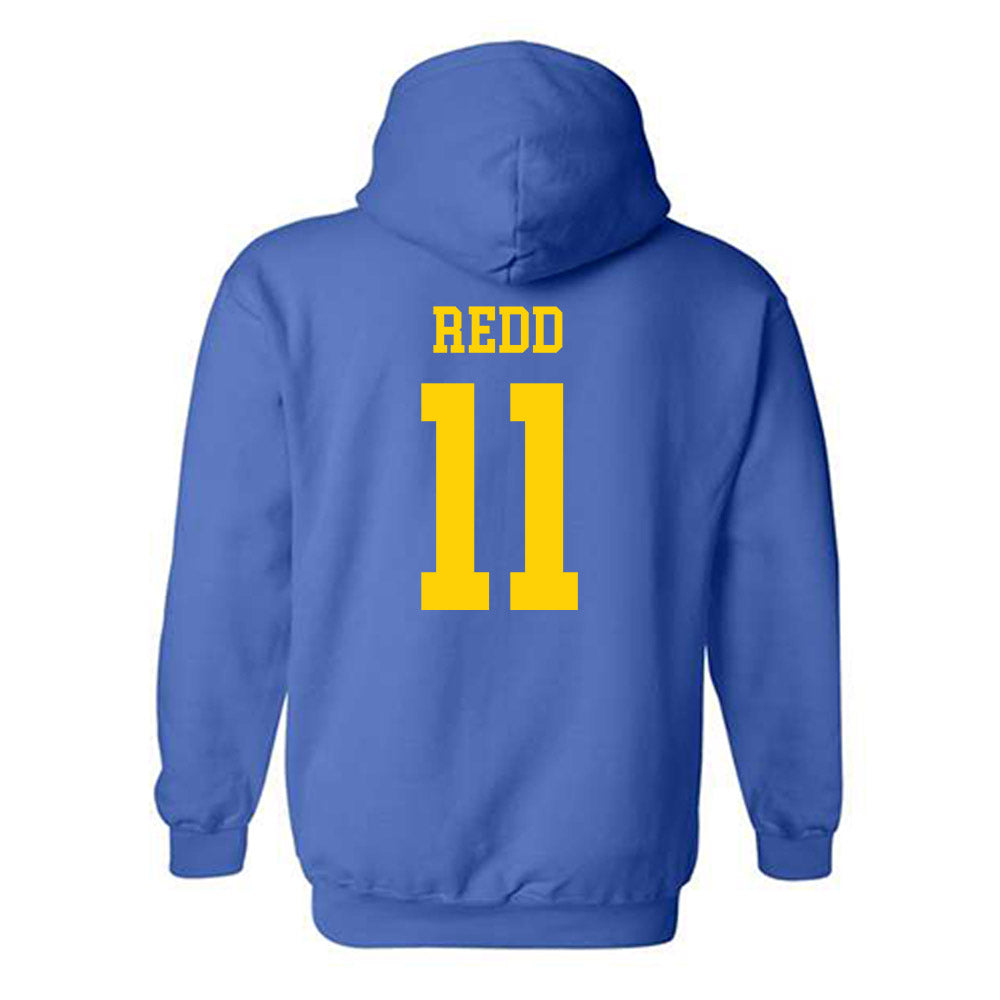 Delaware - NCAA Women's Volleyball : Jayda Redd - Fashion Shersey Hooded Sweatshirt-1