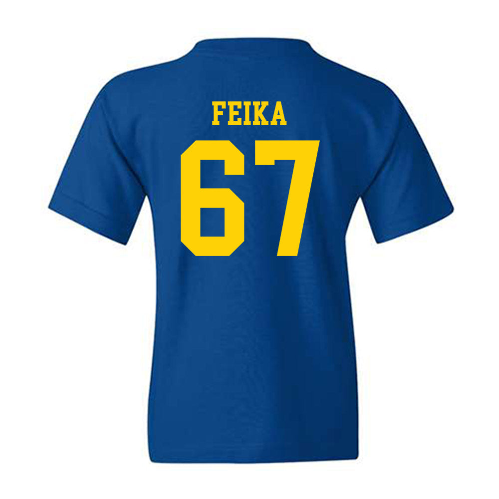 Delaware - NCAA Football : Mustafa Feika - Fashion Shersey Youth T-Shirt-1