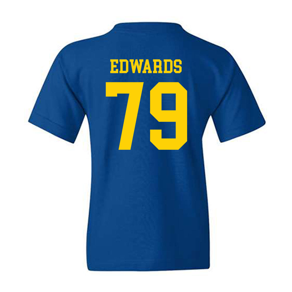 Delaware - NCAA Football : Jaiden Edwards - Fashion Shersey Youth T-Shirt-1