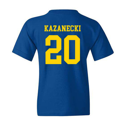 Delaware - NCAA Men's Basketball : Alex Kazanecki - Fashion Shersey Youth T-Shirt-1