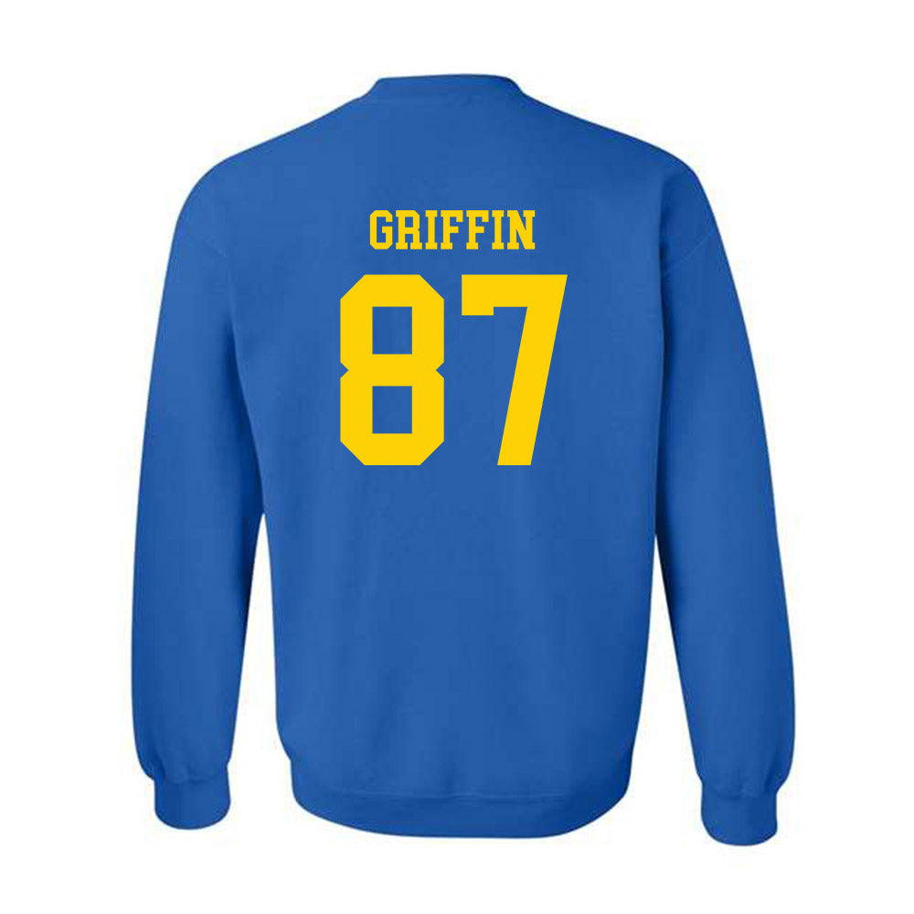 Delaware - NCAA Football : Carson Griffin - Fashion Shersey Crewneck Sweatshirt-1