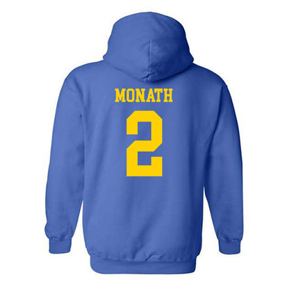 Delaware - NCAA Men's Soccer : Rich Monath - Fashion Shersey Hooded Sweatshirt-1