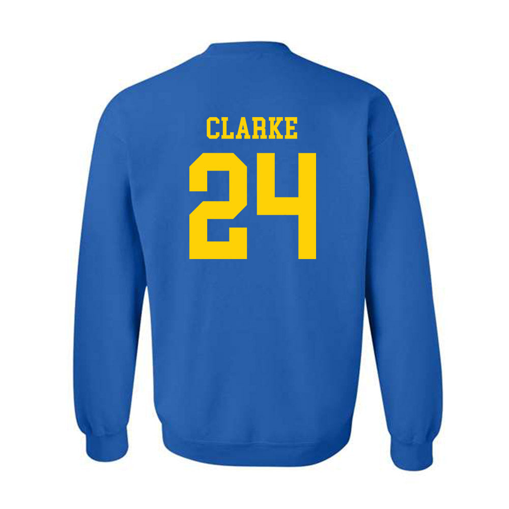 Delaware - NCAA Women's Field Hockey : Katie Clarke - Fashion Shersey Crewneck Sweatshirt-1