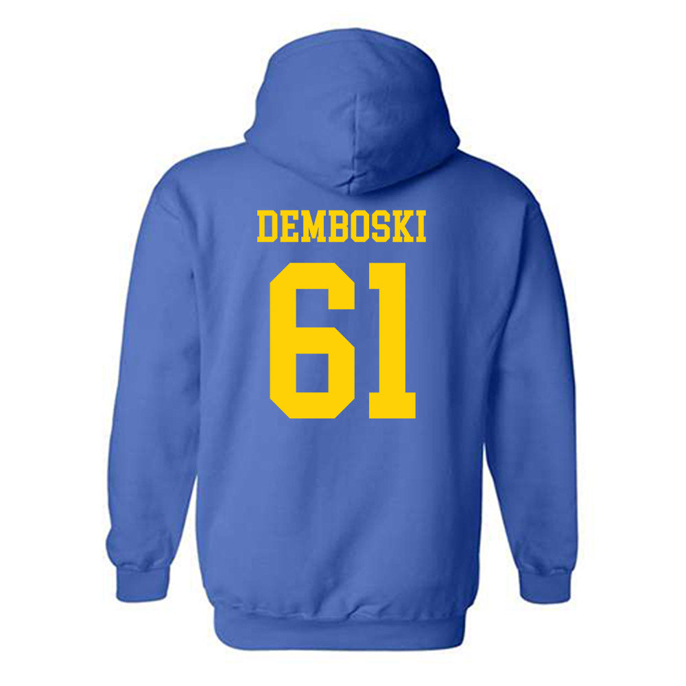 Delaware - NCAA Football : Steven Demboski - Fashion Shersey Hooded Sweatshirt-1