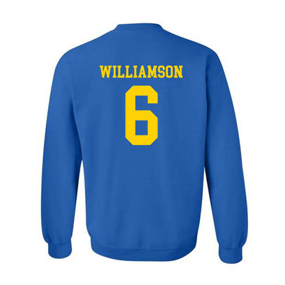 Delaware - NCAA Women's Field Hockey : Tetje Williamson - Fashion Shersey Crewneck Sweatshirt-1
