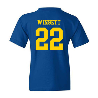 Delaware - NCAA Baseball : Sam Winsett - Fashion Shersey Youth T-Shirt-1