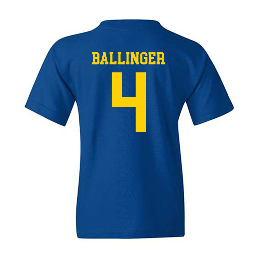 Delaware - NCAA Women's Soccer : Claire Ballinger - Fashion Shersey Youth T-Shirt-3