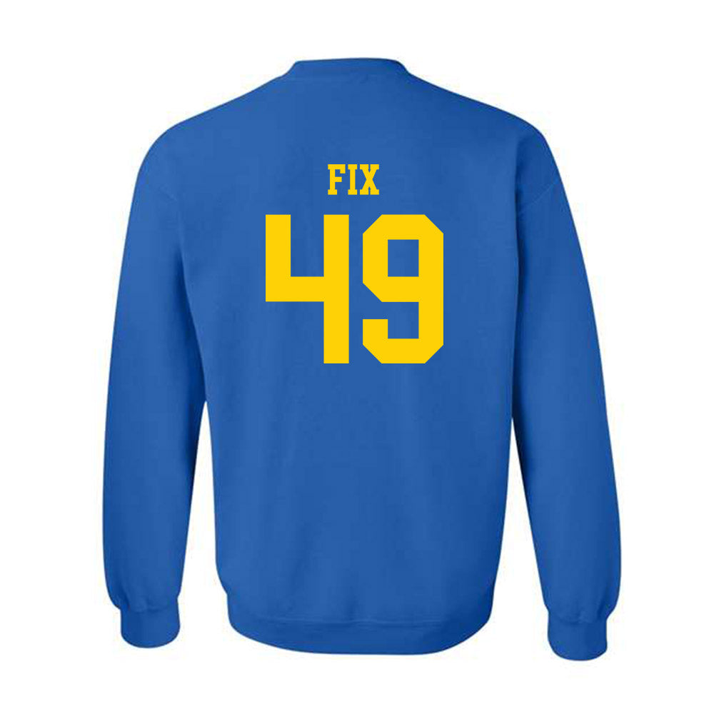 Delaware - NCAA Men's Lacrosse : Franky Fix - Fashion Shersey Crewneck Sweatshirt-1