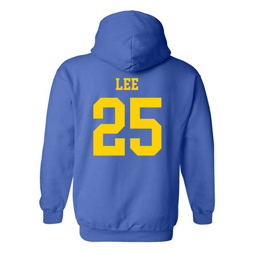 Delaware - NCAA Football : Azir lee - Fashion Shersey Hooded Sweatshirt-1