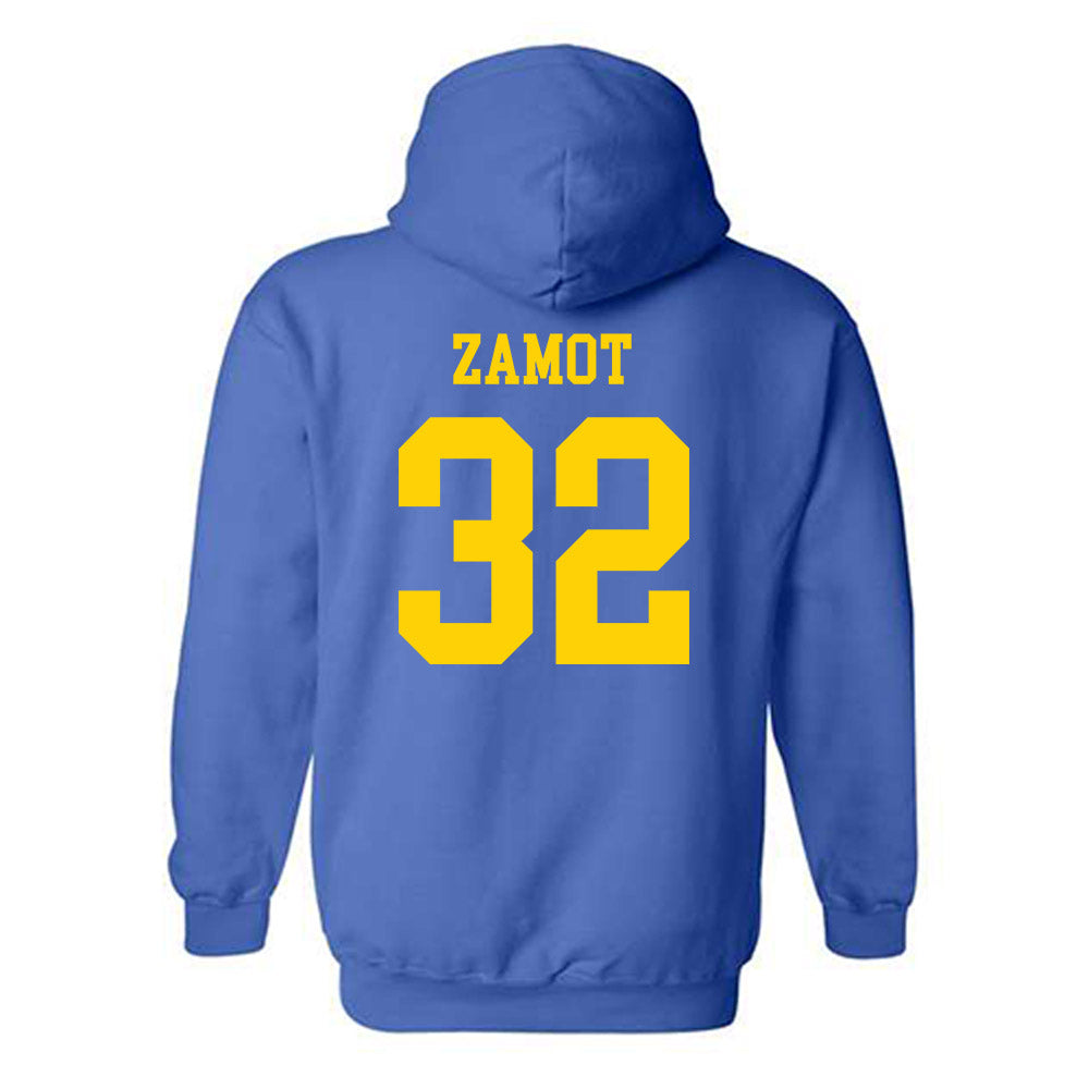 Delaware - NCAA Football : Joseph Zamot - Fashion Shersey Hooded Sweatshirt-1