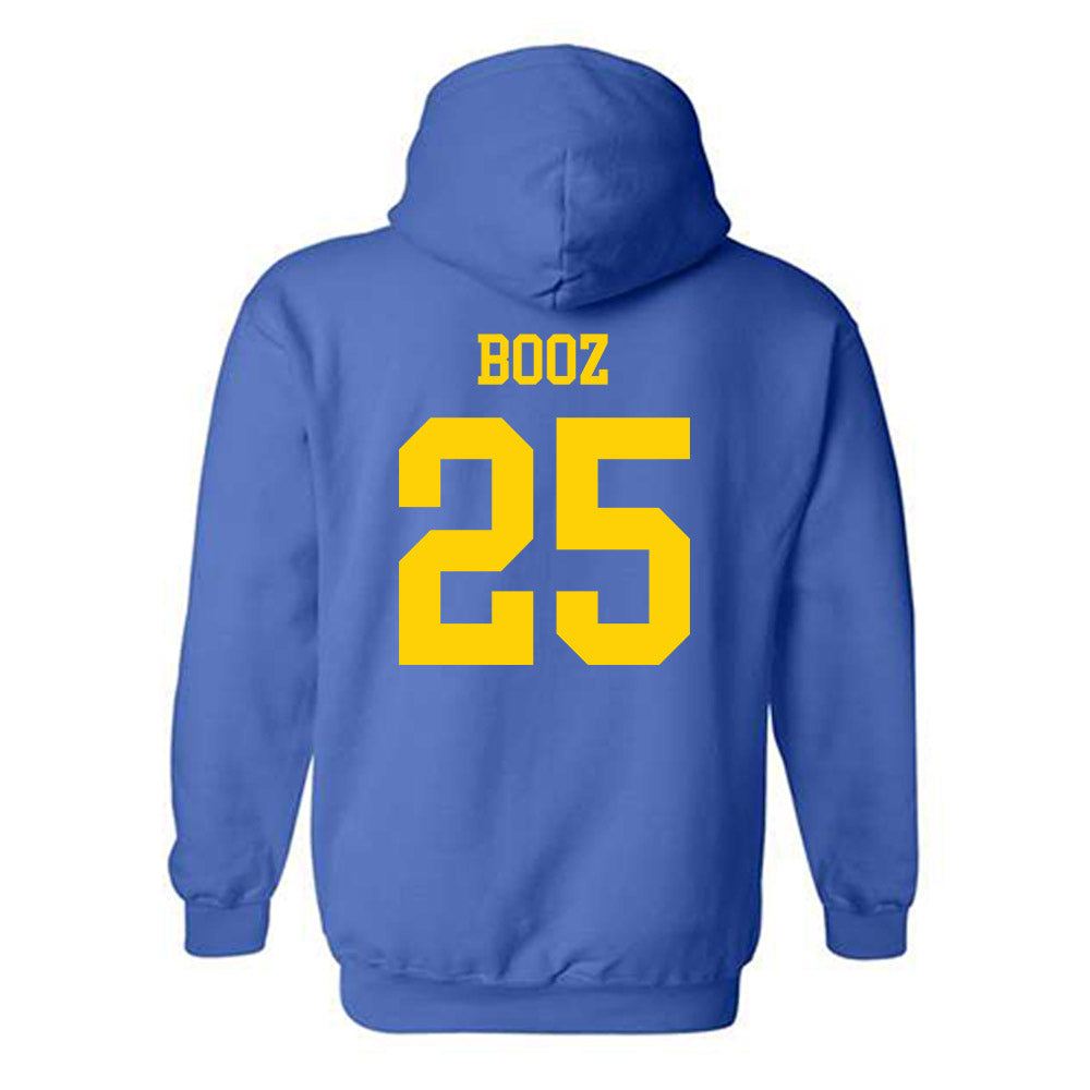 Delaware - NCAA Men's Soccer : Mason Booz - Fashion Shersey Hooded Sweatshirt-1