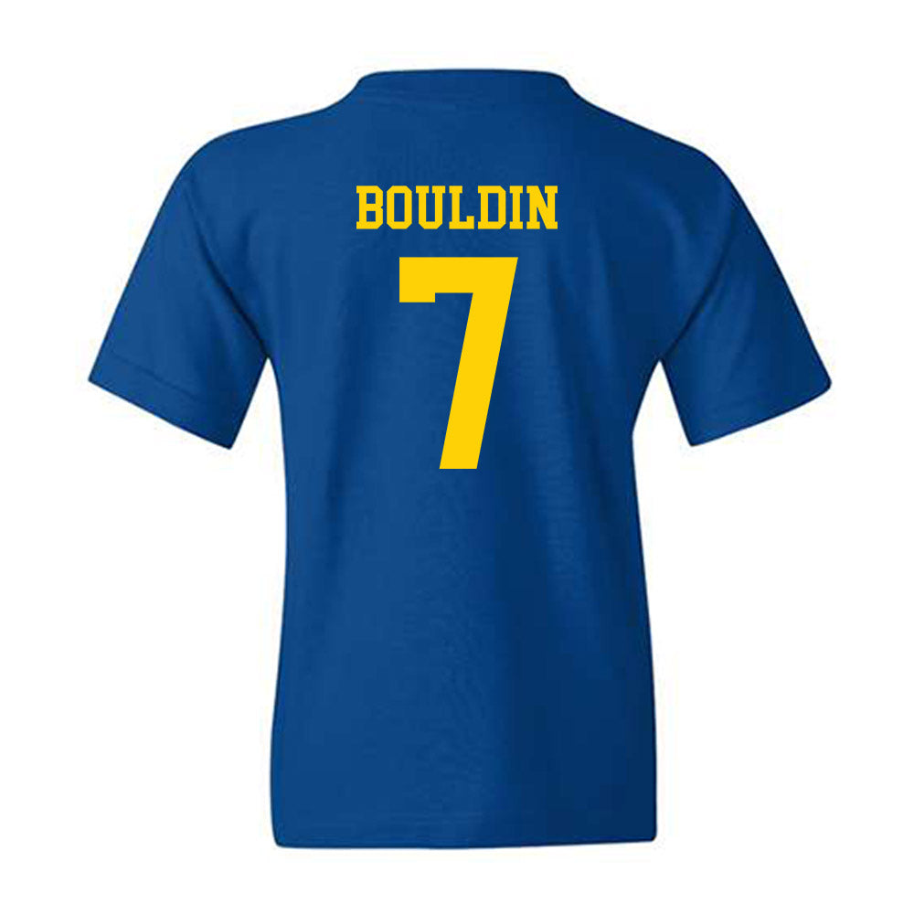 Delaware - NCAA Baseball : Evan Bouldin - Fashion Shersey Youth T-Shirt-1